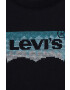 Levi's longsleeve copii culoarea negru - Pled.ro