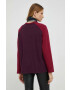 Levi's longsleeve din bumbac culoarea bordo - Pled.ro