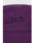 Levi's palarie reversibila din bumbac culoarea violet bumbac - Pled.ro