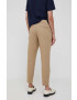 Levi's pantaloni femei culoarea bej fason chinos high waist - Pled.ro