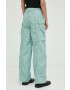 Levi's pantaloni CONVERTIBLE CARGO femei culoarea verde fit cargo high waist - Pled.ro