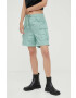 Levi's pantaloni CONVERTIBLE CARGO femei culoarea verde fit cargo high waist - Pled.ro