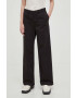 Levi's pantaloni de bumbac culoarea negru drept high waist - Pled.ro