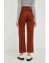 Levi's pantaloni de catifea cord femei high waist - Pled.ro