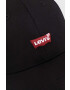 Levi's sapca culoarea negru cu imprimeu - Pled.ro