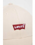 Levi's șapcă culoarea bej cu imprimeu D6608.0001-23 - Pled.ro