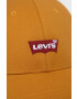 Levi's șapcă culoarea bej cu imprimeu D6608.0004-97 - Pled.ro