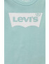 Levi's set de bumbac pentru bebelusi culoarea turcoaz - Pled.ro