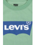 Levi's tricou copii culoarea verde cu imprimeu - Pled.ro