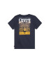 Levi's tricou de bumbac pentru copii culoarea albastru marin cu imprimeu - Pled.ro