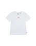 Levi's tricou de bumbac pentru copii culoarea alb neted - Pled.ro