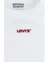 Levi's tricou de bumbac pentru copii culoarea alb neted - Pled.ro