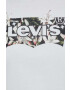 Levi's tricou din bumbac culoarea alb - Pled.ro