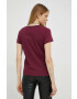 Levi's tricou din bumbac culoarea bordo - Pled.ro