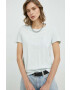 Levi's tricou din bumbac culoarea turcoaz - Pled.ro