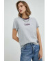 Levi's tricou din bumbac culoarea bej - Pled.ro