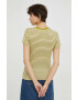 Levi's tricou din bumbac culoarea verde - Pled.ro