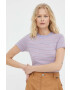 Levi's tricou din bumbac culoarea violet - Pled.ro