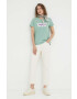 Levi's tricou din bumbac culoarea alb - Pled.ro