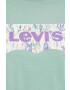 Levi's tricou din bumbac culoarea alb - Pled.ro