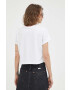 Levi's tricou din bumbac culoarea alb - Pled.ro