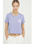 Levi's tricou din bumbac culoarea violet - Pled.ro