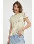 Levi's tricou din bumbac culoarea galben - Pled.ro