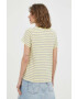 Levi's tricou din bumbac culoarea galben - Pled.ro