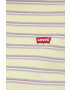 Levi's tricou din bumbac culoarea galben - Pled.ro