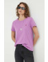 Levi's tricou din bumbac culoarea violet - Pled.ro