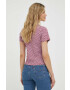 Levi's tricou din bumbac culoarea violet - Pled.ro