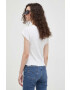 Levi's tricou din bumbac culoarea bej - Pled.ro