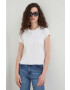 Levi's tricou din bumbac culoarea bej - Pled.ro