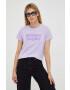 Levi's tricou din bumbac culoarea violet - Pled.ro