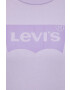 Levi's tricou din bumbac culoarea violet - Pled.ro