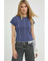 Levi's tricou din bumbac culoarea violet - Pled.ro