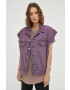 Levi's vesta de blugi barbati culoarea violet de tranzitie - Pled.ro