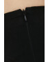 Liviana Conti pantaloni femei culoarea negru evazati high waist - Pled.ro