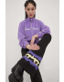 Local Heroes bluza femei culoarea violet cu imprimeu - Pled.ro