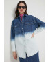 Love Moschino camasa jeans femei cu guler clasic relaxed - Pled.ro