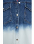 Love Moschino camasa jeans femei cu guler clasic relaxed - Pled.ro