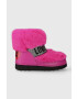 Love Moschino cizme de iarna SKIBOOT20 culoarea roz JA24202G0HJW0604 - Pled.ro