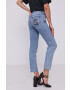 Love Moschino jeansi femei medium waist - Pled.ro