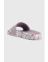 Love Moschino papuci femei culoarea violet JA28112G0GI17651 - Pled.ro