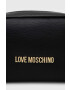 Love Moschino portfard culoarea negru - Pled.ro