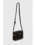 Love Moschino poseta de piele culoarea negru - Pled.ro