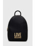 Love Moschino rucsac femei culoarea negru mic cu imprimeu - Pled.ro