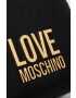 Love Moschino rucsac femei culoarea negru mic cu imprimeu - Pled.ro