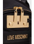 Love Moschino rucsac femei culoarea negru mic cu imprimeu - Pled.ro