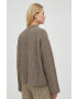 Lovechild cardigan din lana Lolli culoarea maro - Pled.ro